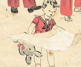 1940s Vintage Hollywood Pattern 735 WWII Toddler Boys Sailor Suit Size 4