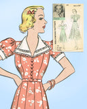Hollywood 1391: 1930s Original Vintage Starlet Pattern 1391 Glenda Farrell 10 Gore Dress vintage4me2