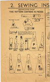 Hollywood Starlet 1391: 1930s Misses Dress Sz 32B Vintage Sewing Pattern