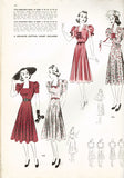 Hollywood 1570: 1930s Vintage Sewing Pattern Starlet Franciska Gall Dress Sz 32B