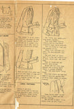 1940s Original Vintage Hollywood Starlet Pattern 1984 Misses WWII Suit Size 36 B