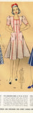 Hollywood 1997: 1940s Misses WWII Princess Dress Sz 30 B Vintage Sewing Pattern