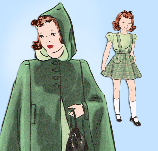 1930s Vintage Hollywood Sewing Pattern 490 Toddler Girls Skirt