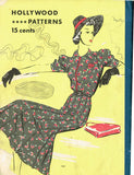 1930s Rare Hollywood Pattern Book Catalog Fashion Magazine w Hollywood Starlets - Vintage4me2