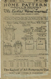 Ladies Home Journal 3144: 1920s Baby Girls Dress Sz 6 mos Vintage Sewing Pattern