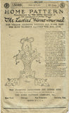 Ladies Home Journal 15089: 1920s Uncut Large Flower Basket & Border Motifs