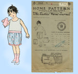 Ladies Home Journal 1885: 1920s Uncut Girls Bloomers Sz 8 Vintage Sewing Pattern