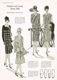 1920s VTG Ladies Home Journal Sewing Pattern 5107 FF Misses Flapper Dress Sz 34B