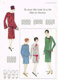 1920s VTG Ladies Home Journal Sewing Pattern 5138 Uncut Girls Flapper Dress Sz 6