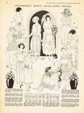 Ladies Home Journal 2350: 1920s Uncut Misses Party Dress Sz 35 B VTG Sewing Pattern