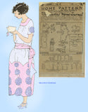 Ladies Home Journal 2350: 1920s Uncut Misses Party Dress Sz 35 B VTG Sewing Pattern