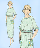 Ladies Home Journal 2386: 1920s Uncut Misses Bungalow Apron Sz 34 B Sewing Pattern