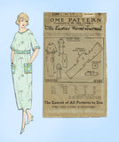 Ladies Home Journal 2386: 1920s Uncut Misses Bungalow Apron Sz 34 B Sewing Pattern