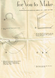 1940s Vintage Ladies Home Journal Sewing Pattern 2429 Misses Hat and Cape - Vintage4me2