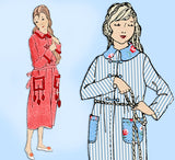 Ladies Home Journal 2432: 1920s Uncut Girls Robe Size 14 Vintage Sewing Pattern