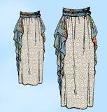 Ladies Home Journal 2571: 1920s Uncut Misses Skirt Sz 28W Vintage Sewing Pattern