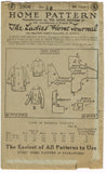 Ladies Home Journal 2806: 1920s Uncut Misses Blouse Vintage Sewing Pattern