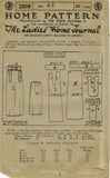 Ladies Home Journal 2809: 1920s Uncut Misses Skirt Sz 26W Vintage Sewing Pattern