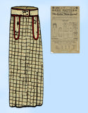 Ladies Home Journal 2809: 1920s Uncut Misses Skirt Sz 26W Vintage Sewing Pattern