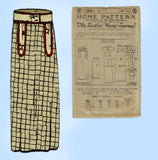Ladies Home Journal 2809: 1920s Uncut Misses Skirt Sz 32W Vintage Sewing Pattern