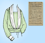 Ladies Home Journal 2870: 1920s Uncut Misses Blouse 38 B Vintage Sewing Pattern