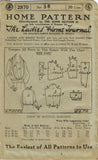 Ladies Home Journal 2870: 1920s Uncut Misses Blouse 38 B Vintage Sewing Pattern