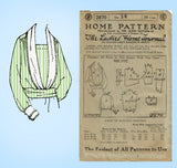 Ladies Home Journal 2870: 1920s Uncut Misses Blouse 38 B Vintage Sewing Pattern