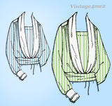 Ladies Home Journal 2870: 1920s Uncut Misses Blouse 38 B Vintage Sewing Pattern