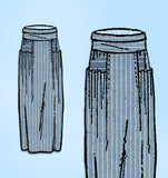 Ladies Home Journal 2880: 1920s Uncut Misses Skirt 26 W Vintage Sewing Pattern