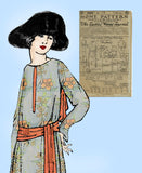 Ladies Home Journal 2899: 1920s Uncut Designer Dress 34B Vintage Sewing Pattern