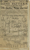 Ladies Home Journal 2899: 1920s Uncut Designer Dress 34B Vintage Sewing Pattern
