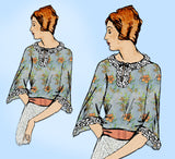 Ladies Home Journal 2920: 1920s Uncut Misses Blouse 36 B Vintage Sewing Pattern