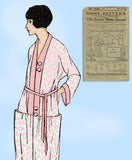 Ladies Home Journal 2945: 1920s Misses Negligee Size 36 B Vintage Sewing Pattern