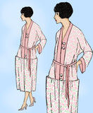 Ladies Home Journal 2945: 1920s Misses Negligee Size 36 B Vintage Sewing Pattern