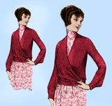 Ladies Home Journal 2950: 1920s Uncut Surplice Blouse 40B Vintage Sewing Pattern