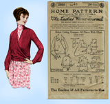 Ladies Home Journal 2950: 1920s Uncut Surplice Blouse 40B Vintage Sewing Pattern