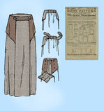 Ladies Home Journal 2958: 1920s Uncut Maternity Skirt 26 W Vintage Sewing Pattern