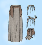 Ladies Home Journal 2958: 1920s Uncut Maternity Skirt 26 W Vintage Sewing Pattern