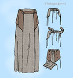 Ladies Home Journal 2958: 1920s Uncut Maternity Skirt 26 W Vintage Sewing Pattern