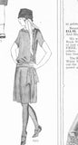 Ladies Home Journal 2975: 1920s Uncut Girls Flapper Dress Sz8 VTG Sewing Pattern
