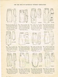 Ladies Home Journal 2978: 1920s Uncut Misses Skirt 28 W Vintage Sewing Pattern