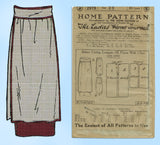 Ladies Home Journal 2978: 1920s Uncut Misses Skirt 26 W Vintage Sewing Pattern
