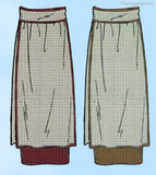 Ladies Home Journal 2978: 1920s Uncut Misses Skirt 28 W Vintage Sewing Pattern