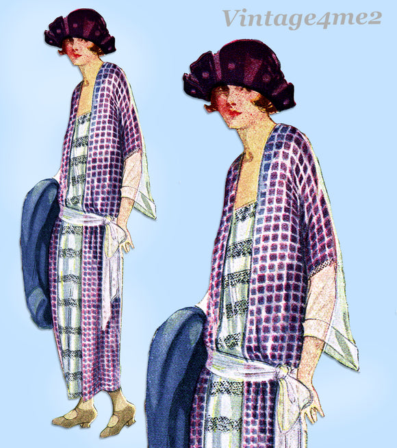 Ladies Home Journal 2980: 1920s Uncut Misses Dress Sz 38B Vintage Sewing Pattern