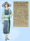 Ladies Home Journal 2982: 1920s Uncut Misses Dress Sz 34B Vintage Sewing Pattern