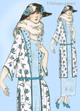 Ladies Home Journal 2985: 1920s Uncut Tea Dress Size 40 B Vintage Sewing Pattern
