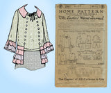 Ladies Home Journal 2987: 1920s Uncut Plus Size Blouse 40B Vintage Sewing Pattern