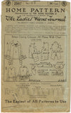 Ladies Home Journal 2987: 1920s Uncut Plus Size Blouse 40B Vintage Sewing Pattern
