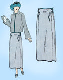 Ladies Home Journal 2988: 1920s Uncut Misses Skirt 28 W Vintage Sewing Pattern