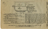 Ladies Home Journal 2988: 1920s Uncut Misses Skirt 28 W Vintage Sewing Pattern